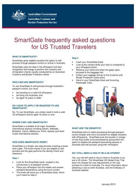 Global Entry Frequently Asked Questions .